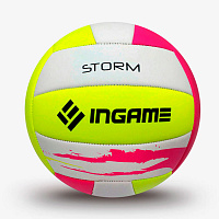 Мяч волейбол. INGAME STORM розово-жёлто-белый